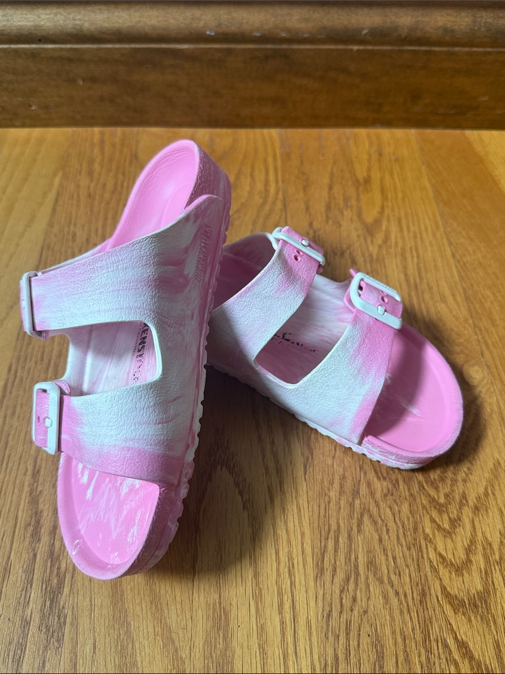 Birkenstock Arizona Eva Kid's Sandals Pink Tie Dye EU 33 Kids 2-2.5 - Picture 13 of 14